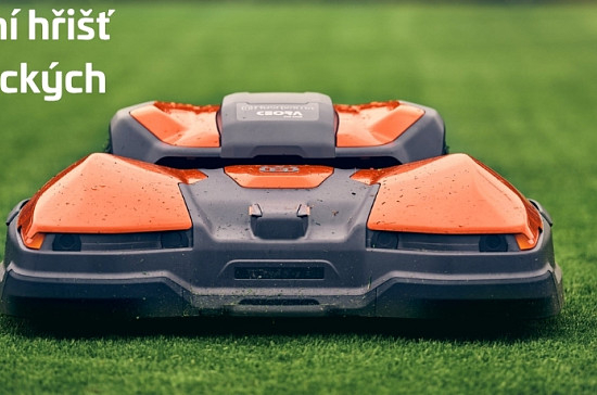 Banner - Výhody sečení hřišť pomocí robotických sekaček